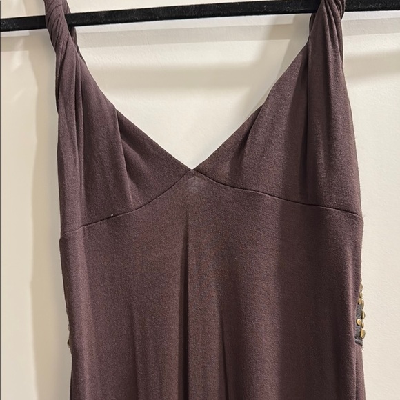NWT SKY Elegant Brown Maxi Dress sz s - Picture 5 of 6